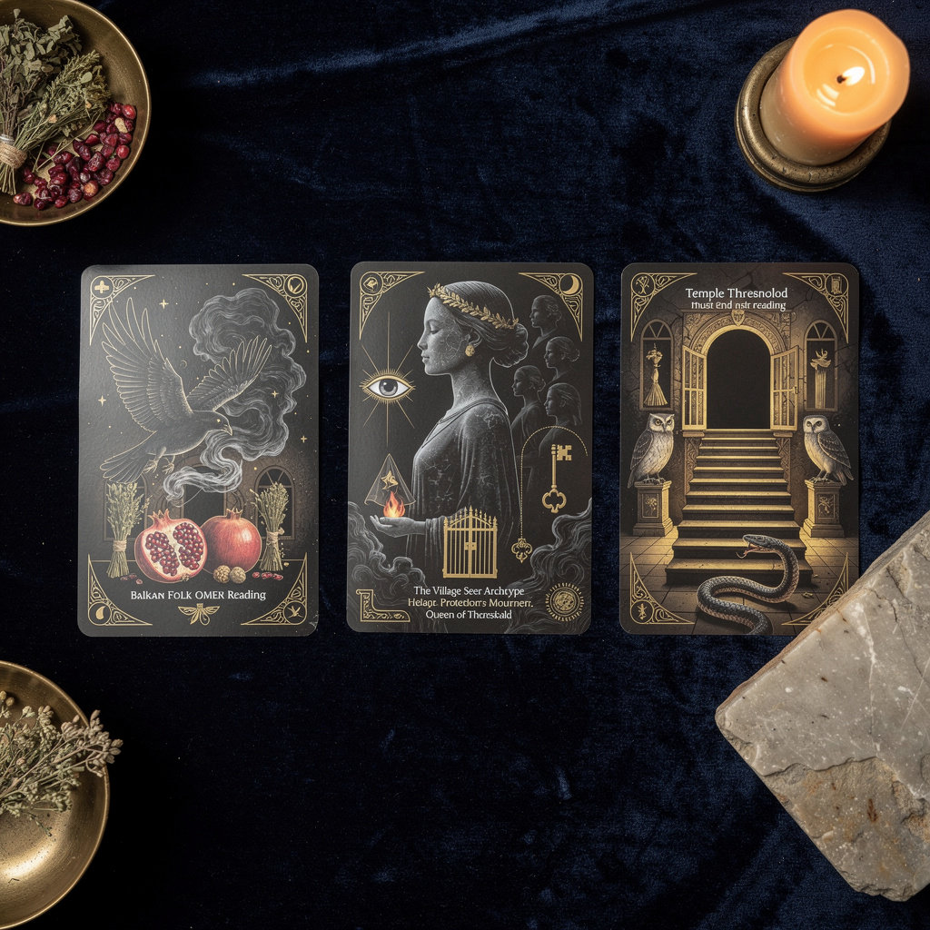 Starblood Oracle Balkan mysticism ancestral readings - traditional folk wisdom guidance