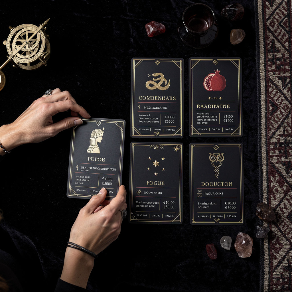Starblood Oracle personalized mystical readings - tarot cards, natal chart analysis, and spiritual guidance services in Skopje